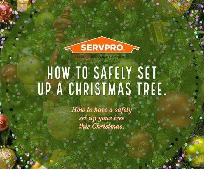 How to set up a Christmas tree graphic